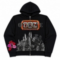 OVERDUE Full-Zip Hoodie (Black)